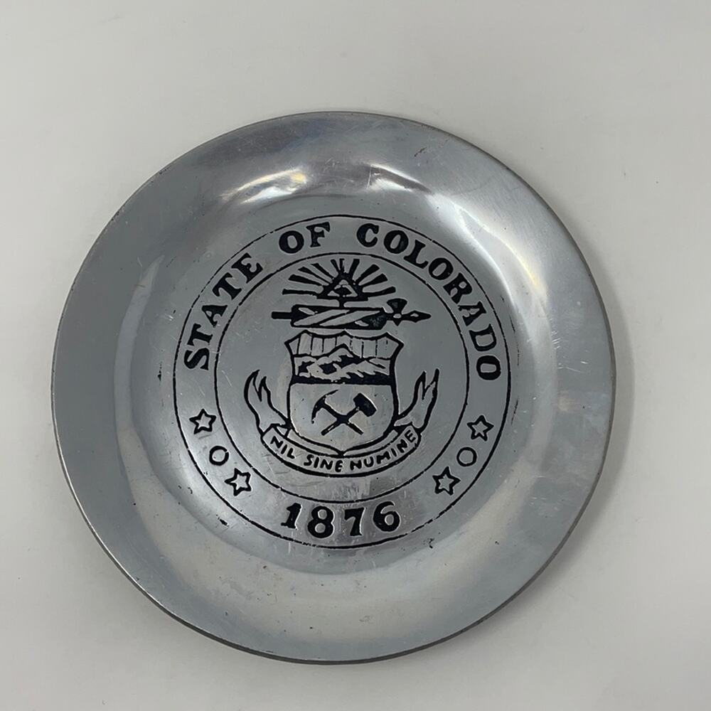 Duracast State of Colorado state seal plate
